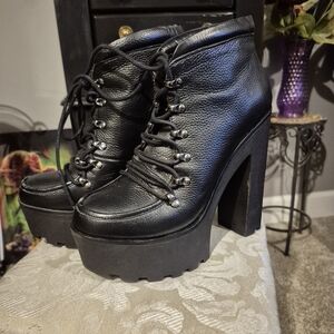 Chunky Steve Madden Platform Ankle Boots
